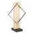 Eglo Lampe De Table Boyal Bois Noir, Brun 13W 1750lm - 830 Blanc Chaud