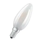 Osram Classic LED E14 Bougie Filament Dépolie 2.8W 250lm - 827  | Dimmable - Remplacement 25W