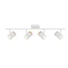 D'Lite Spot Beitem Métal Dépolie Blanc FSC Bois | Convient Pour 4x GU10