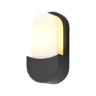 D'Lite Atos Applique Murale ABS Noir | IP54 - Convient pour 1x E27 