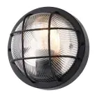 D'Lite Applique Murale Ecco Noir Ronde | IP54 - Convient pour 1x E27