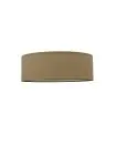 D'Lite Lunelle Plafonnier 30cm Textile Brun | Convient Pour 1x E27 