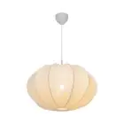 Nordlux Aeron 60 Suspension Luminaire Textile Blanc | Convient pour 1x E27