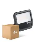 Lot 4x Ledvance Projecteur LED Aluminium Noir 41W 6000lm 100D - 840  | IP66 - Symétrique