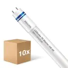 Lot 10x Philips Tube LED T8 MASTER (HF) High Output 8W 1050lm - 840  | 60cm - Remplacement 18W