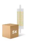 Lot 5x Ledvance LED Line R7s 118mm  18.5W 2452lm - 827  | Remplacement 150W