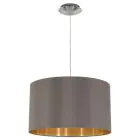Eglo Suspension Luminaire Maserlo Échantillon Nickel Satiné | Convient pour E27
