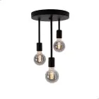 Eglo Suspension Luminaire Wilmcote Échantillon Noir | Convient pour 3x E27