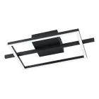 Eglo Plafonnier Amandolo Échantillon Noir 17W 1900lm - 827-865 Accordable Blanc + RGB | Dimmable