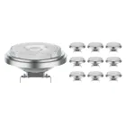 Lot 10x Spot LED G53 AR111 7.4W 450lm 40D - 930 | Meilleur rendu de couleur - Dimmable - Remplacement 50W