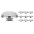 Lot 10x Spot LED G53 AR111 7.4W 450lm 40D - 930 | Meilleur rendu de couleur - Dimmable - Remplacement 50W